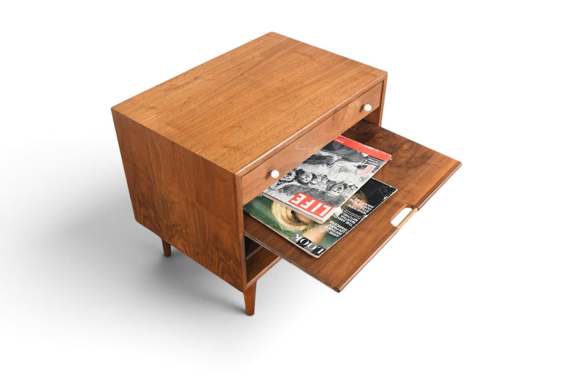 RARE KIPP STEWART FOR DREXEL "DECLARATION" MAGAZINE SIDE TABLE