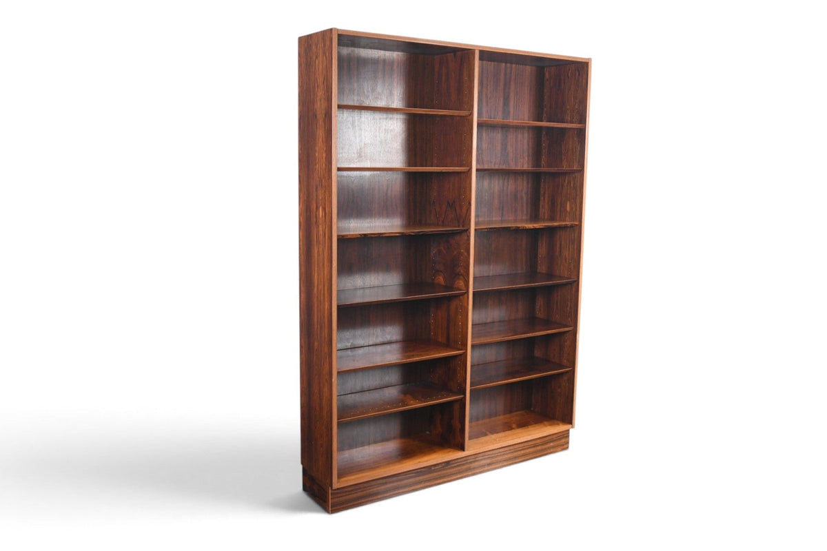 CARLO JENSEN DOUBLE ROSEWOOD BOOKCASE BY HUNDEVAD + CO #3