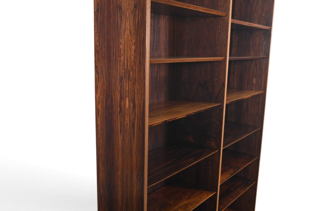 CARLO JENSEN DOUBLE ROSEWOOD BOOKCASE BY HUNDEVAD + CO #3