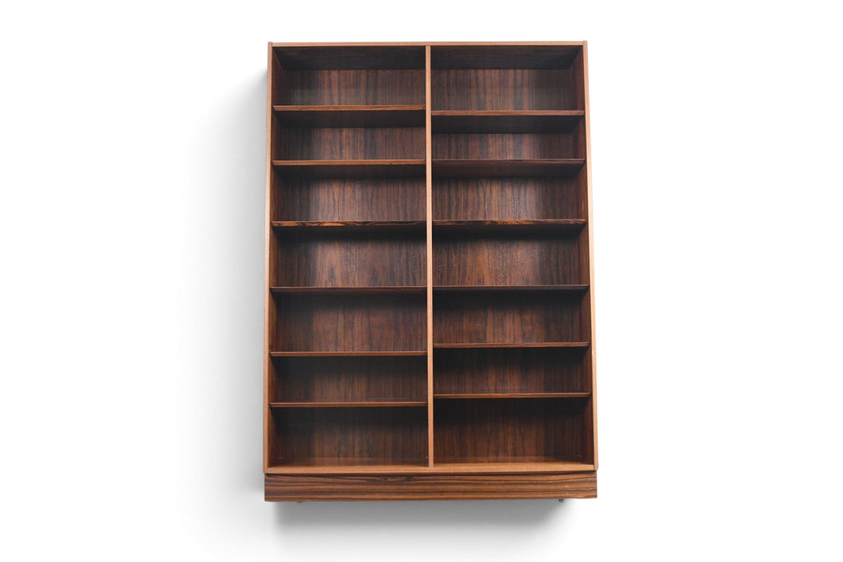 CARLO JENSEN DOUBLE ROSEWOOD BOOKCASE BY HUNDEVAD + CO #3