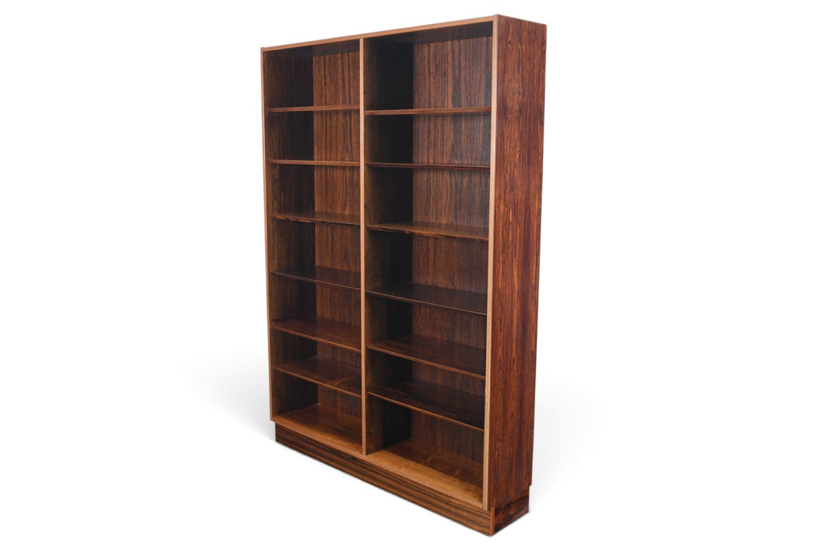 CARLO JENSEN DOUBLE ROSEWOOD BOOKCASE BY HUNDEVAD + CO #3