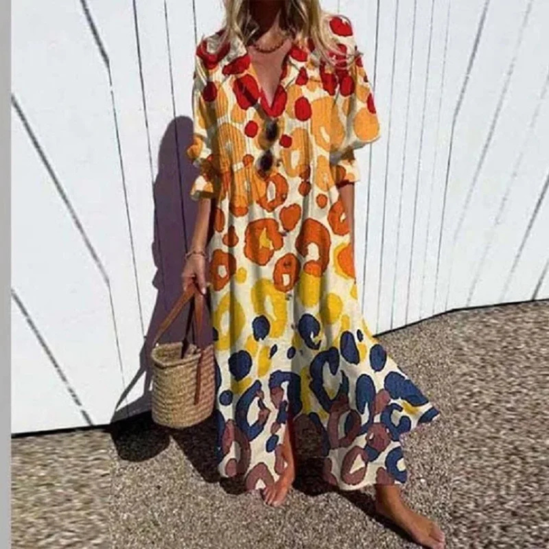 Donita | Women’s Bohemian Chic Dress | Midi