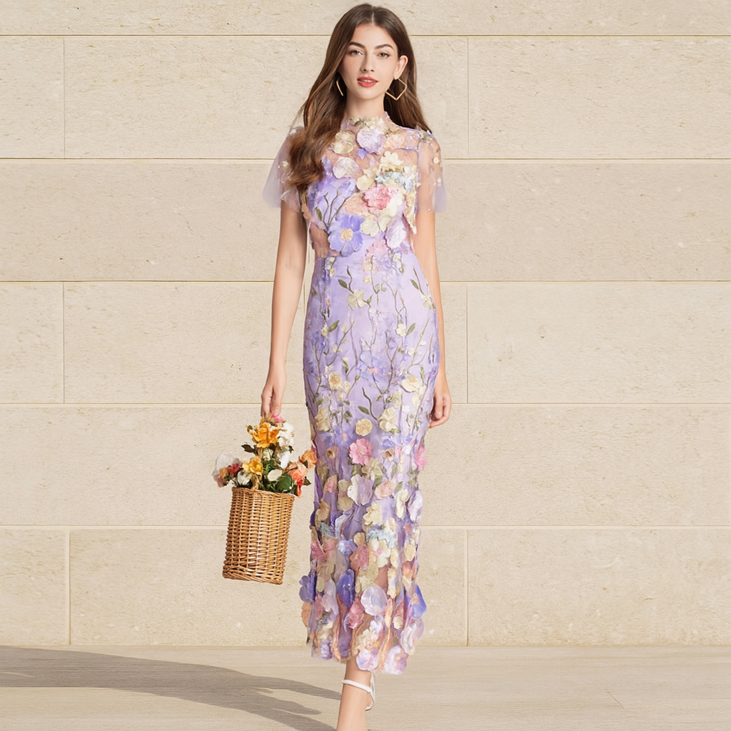 Lilith Floral Finesse Dress for Women