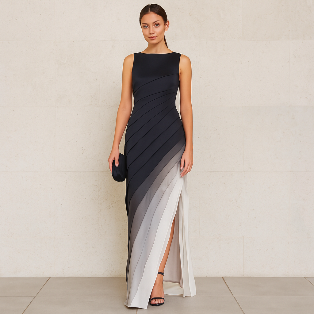 Robe longue sans manches Rozalia pour femme