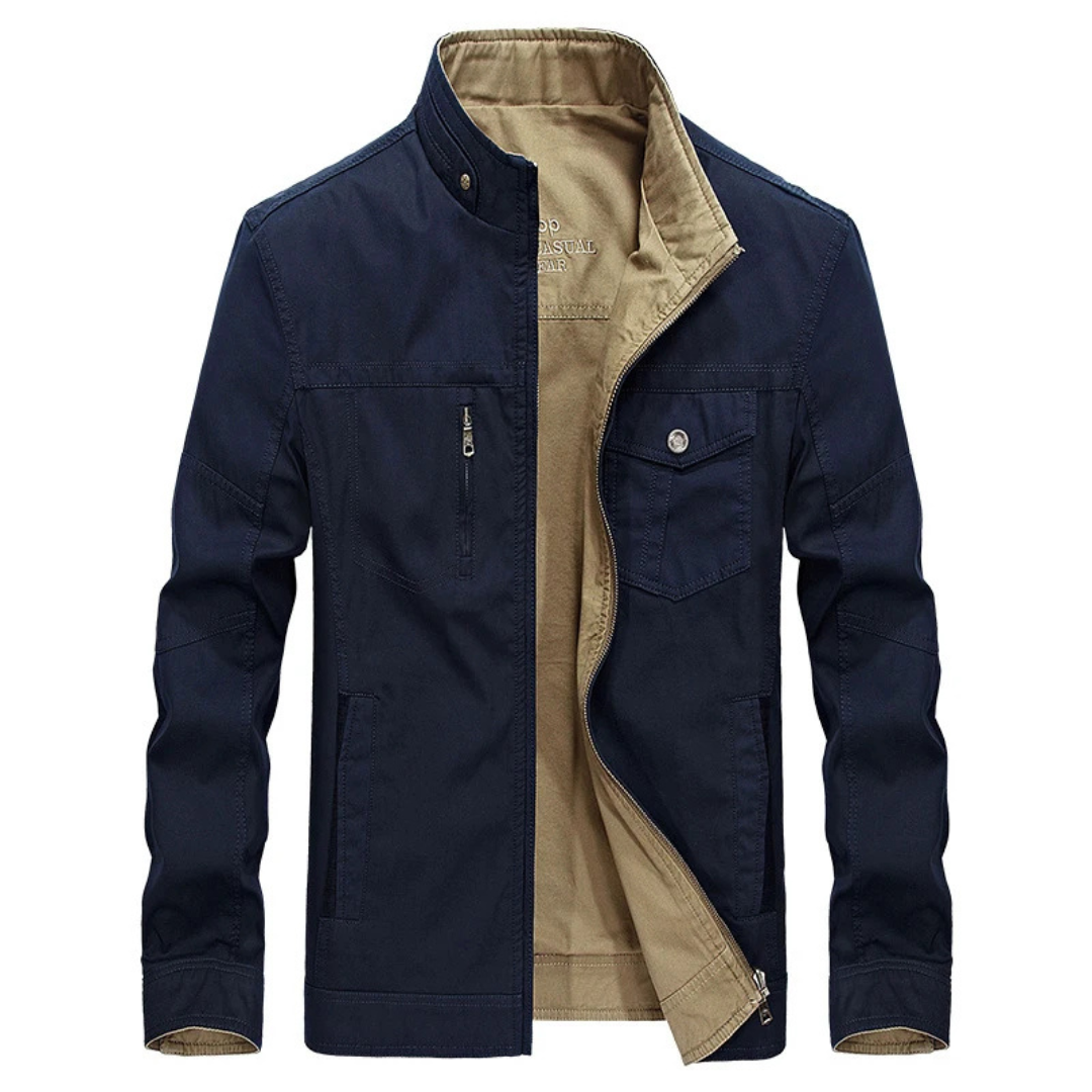 Filip | Men’s Reversible Windbreaker Autumn Jacket | Military Style