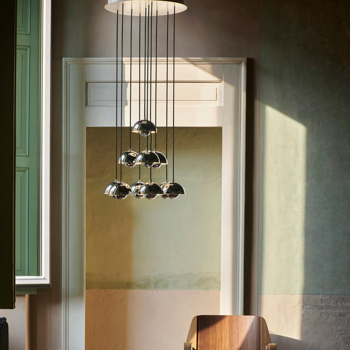 Duo Dome Chandelier