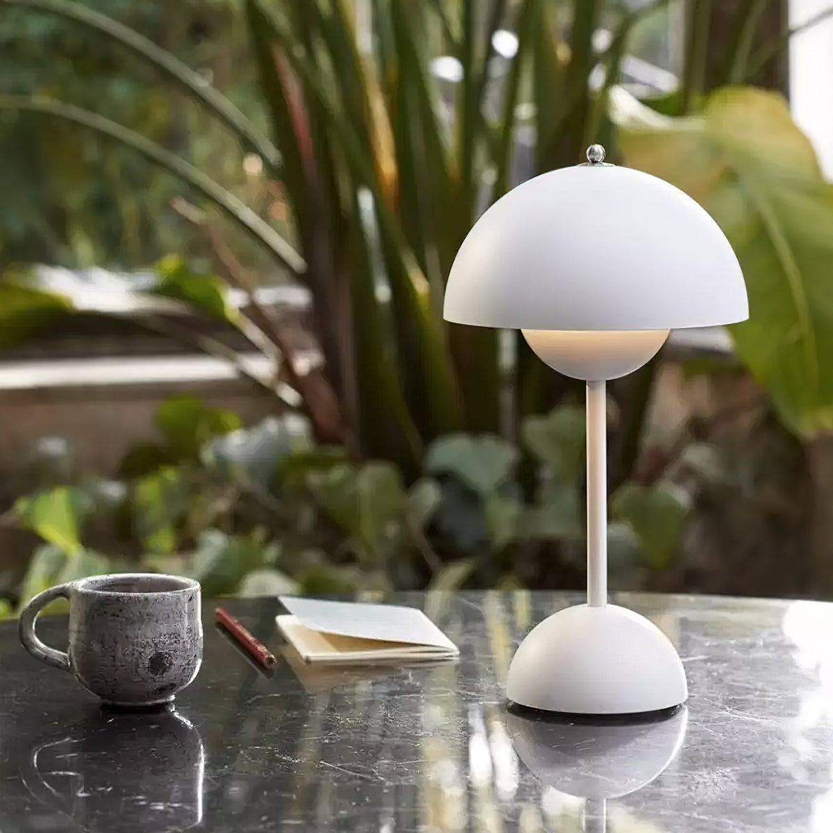 Duo Dome Portable Table Lamp