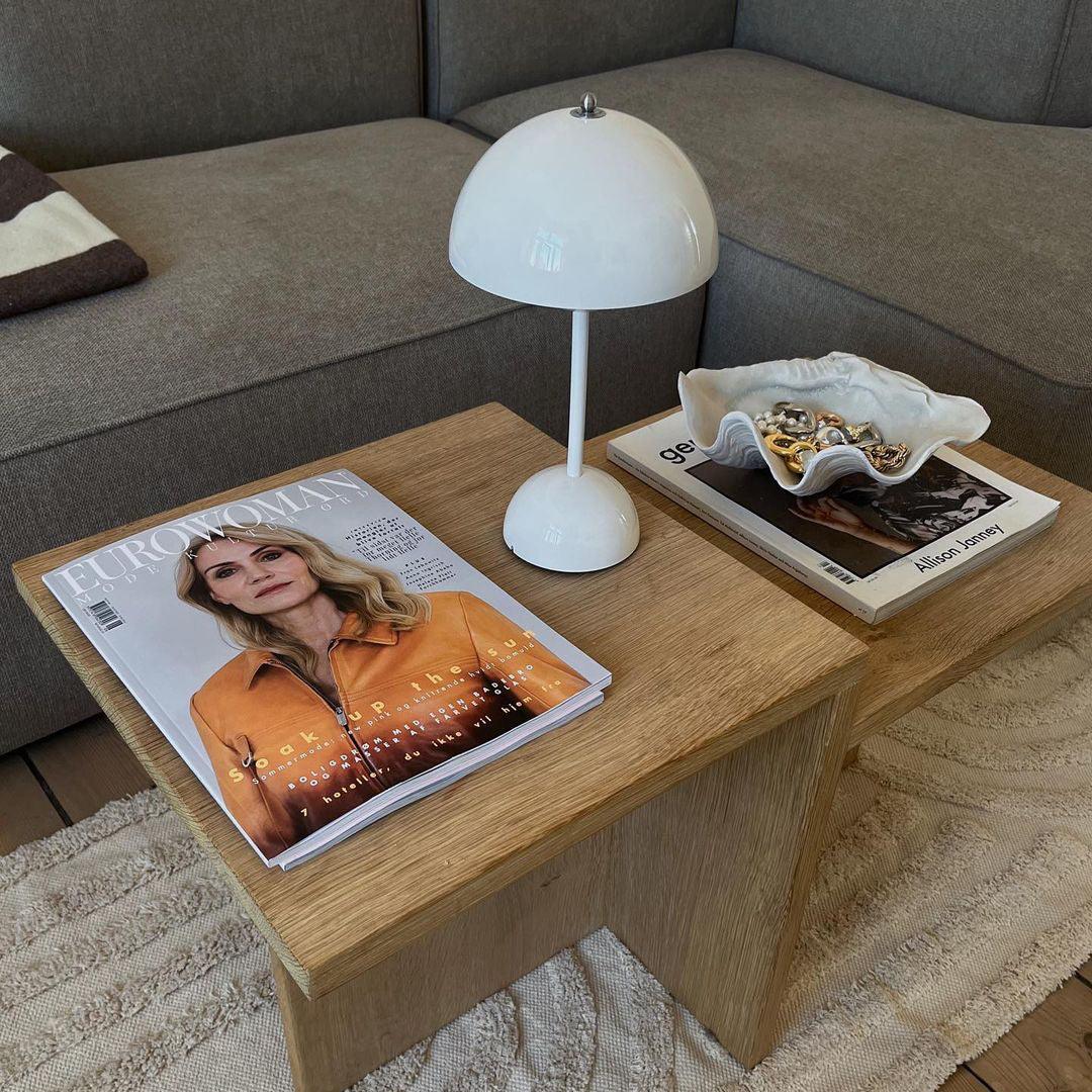 Duo Dome Portable Table Lamp