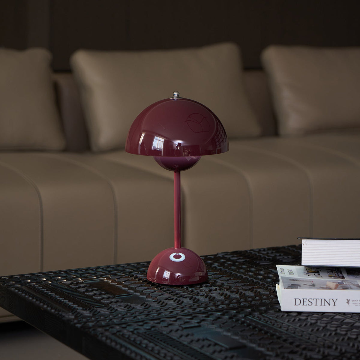 Duo Dome Portable Table Lamp