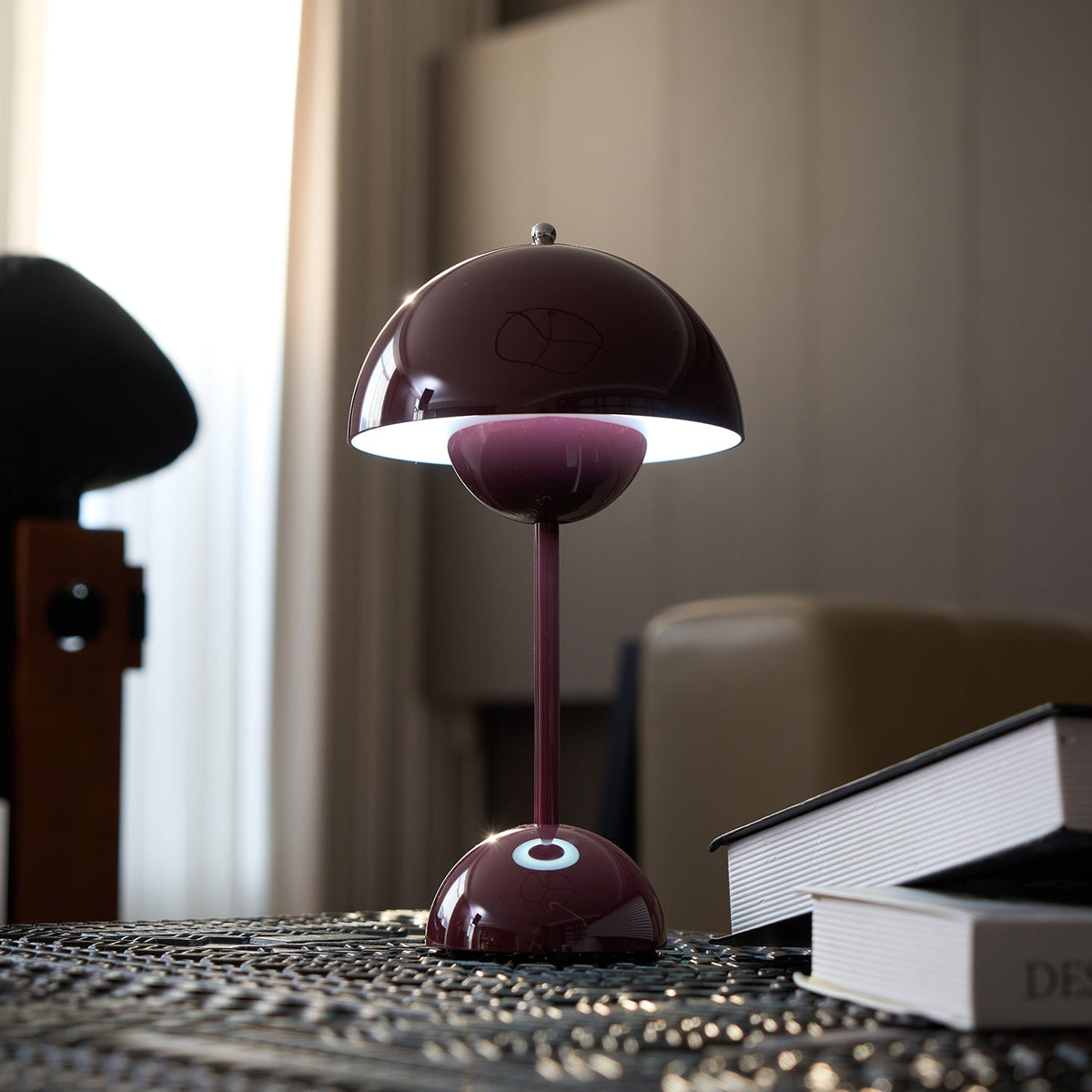 Duo Dome Portable Table Lamp