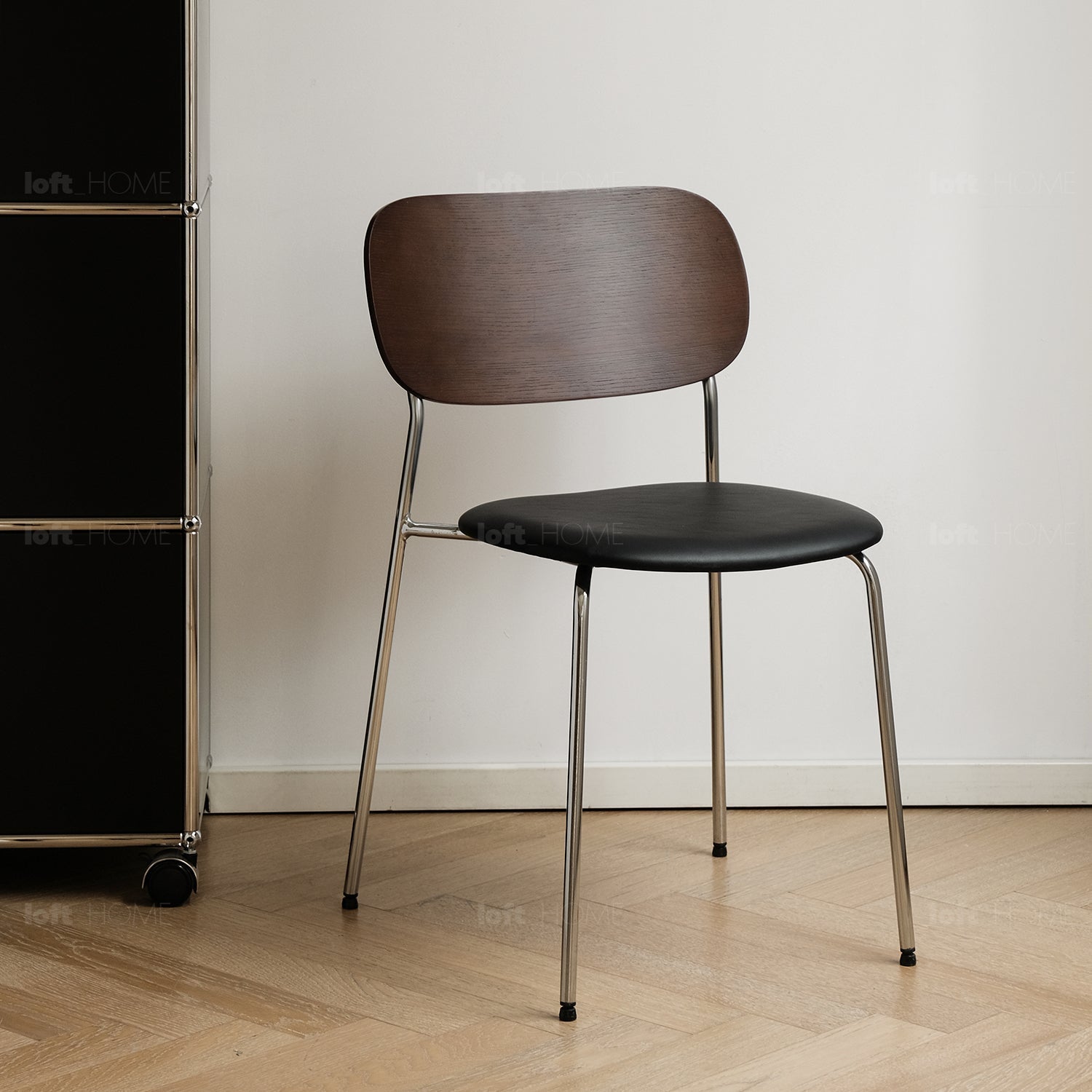 Bauhaus PU Leather Dining Chair NIKA