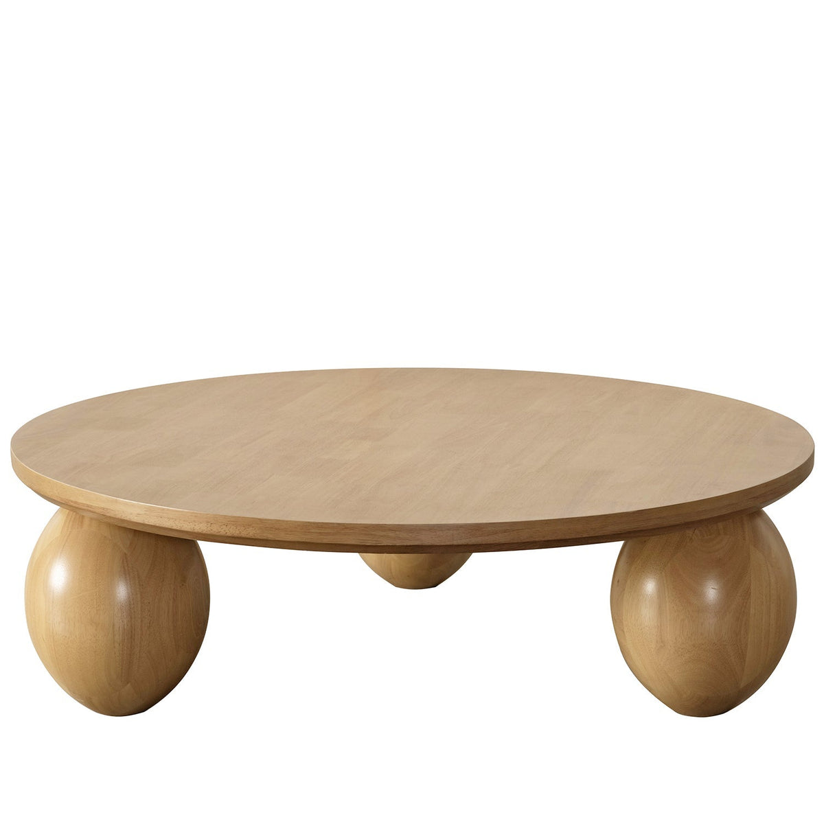 Scandinavian Rubber Wood Coffee Table TUMBO