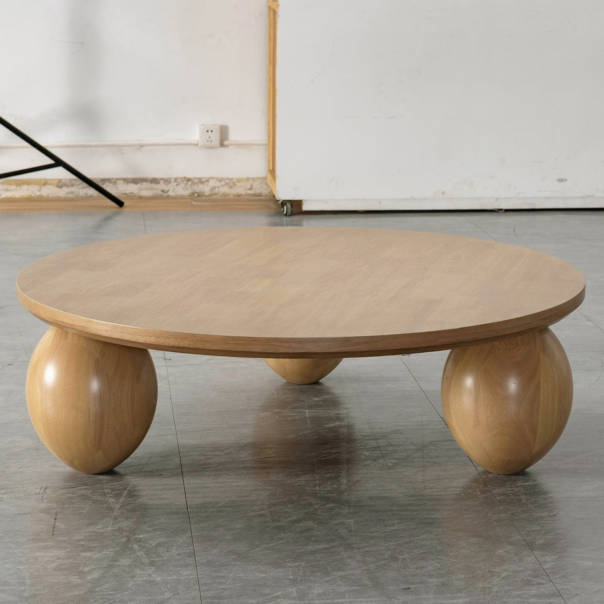 Scandinavian Rubber Wood Coffee Table TUMBO