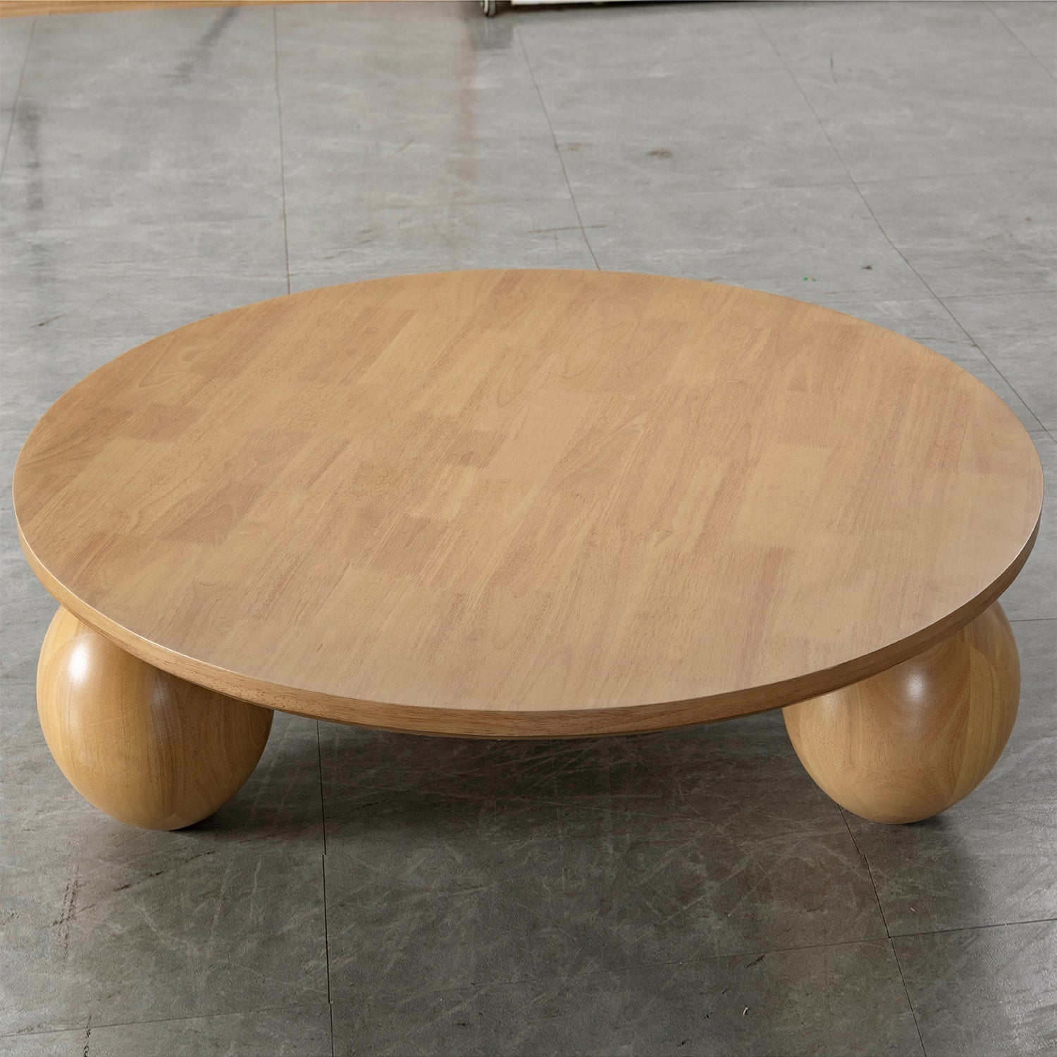 Scandinavian Rubber Wood Coffee Table TUMBO