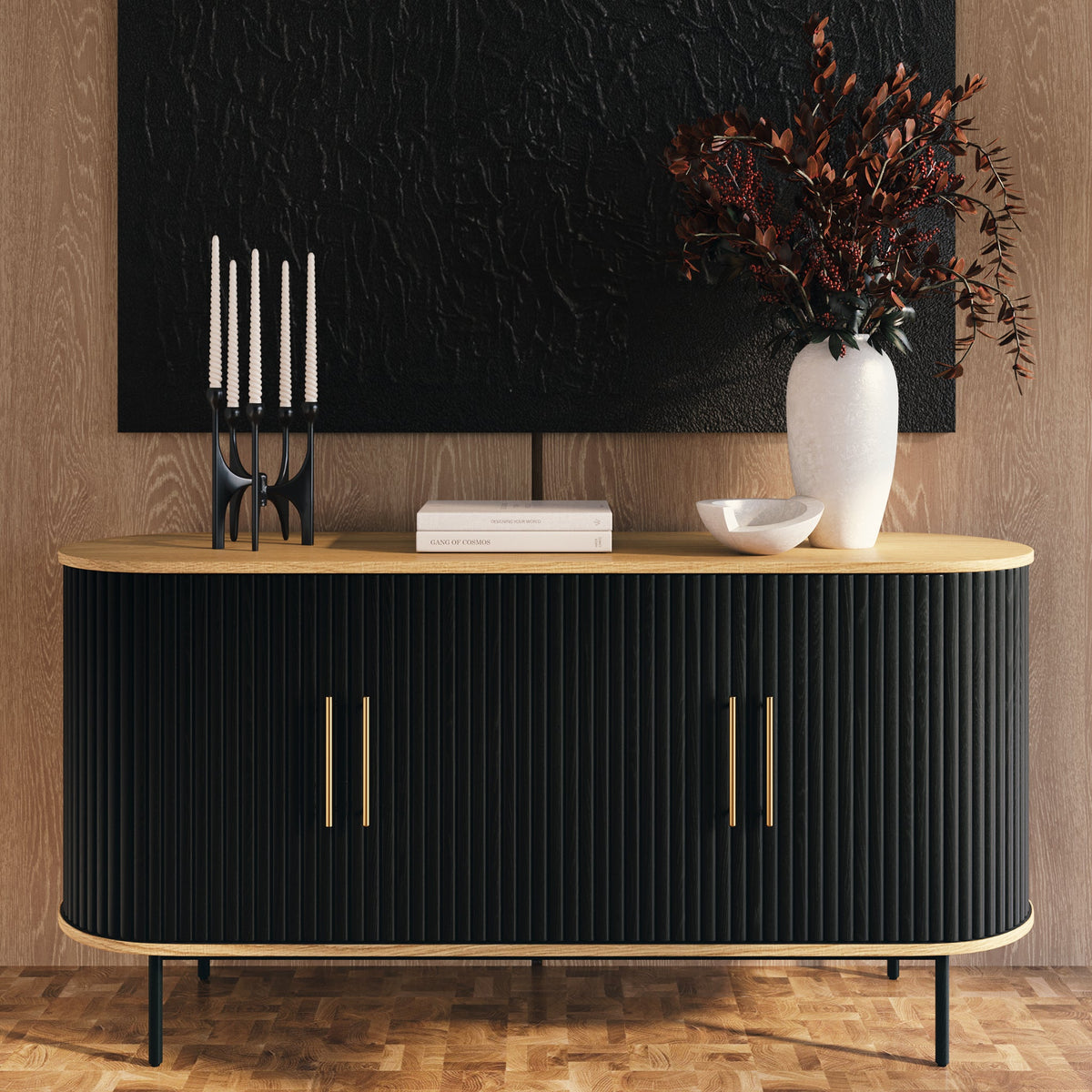 Noir 65" Sideboard, Black