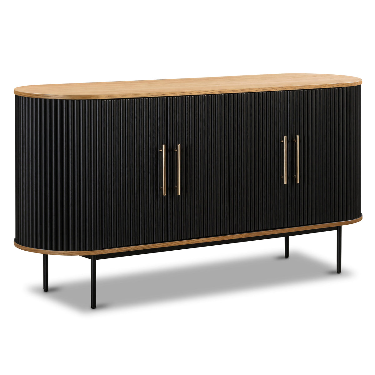 Noir 65" Sideboard, Black