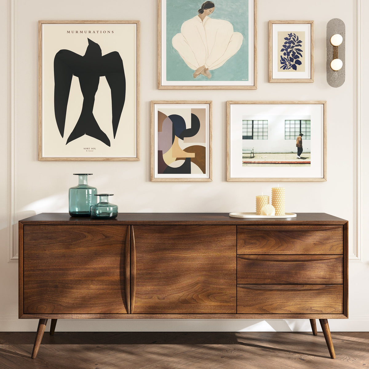 Cura 71" Sideboard, Walnut