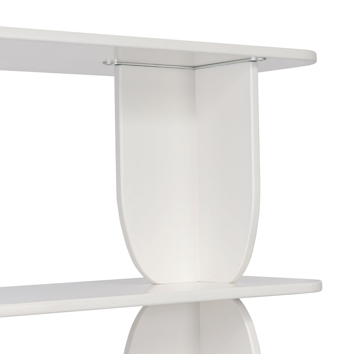 Padua 62" Bookshelf, Ivory White