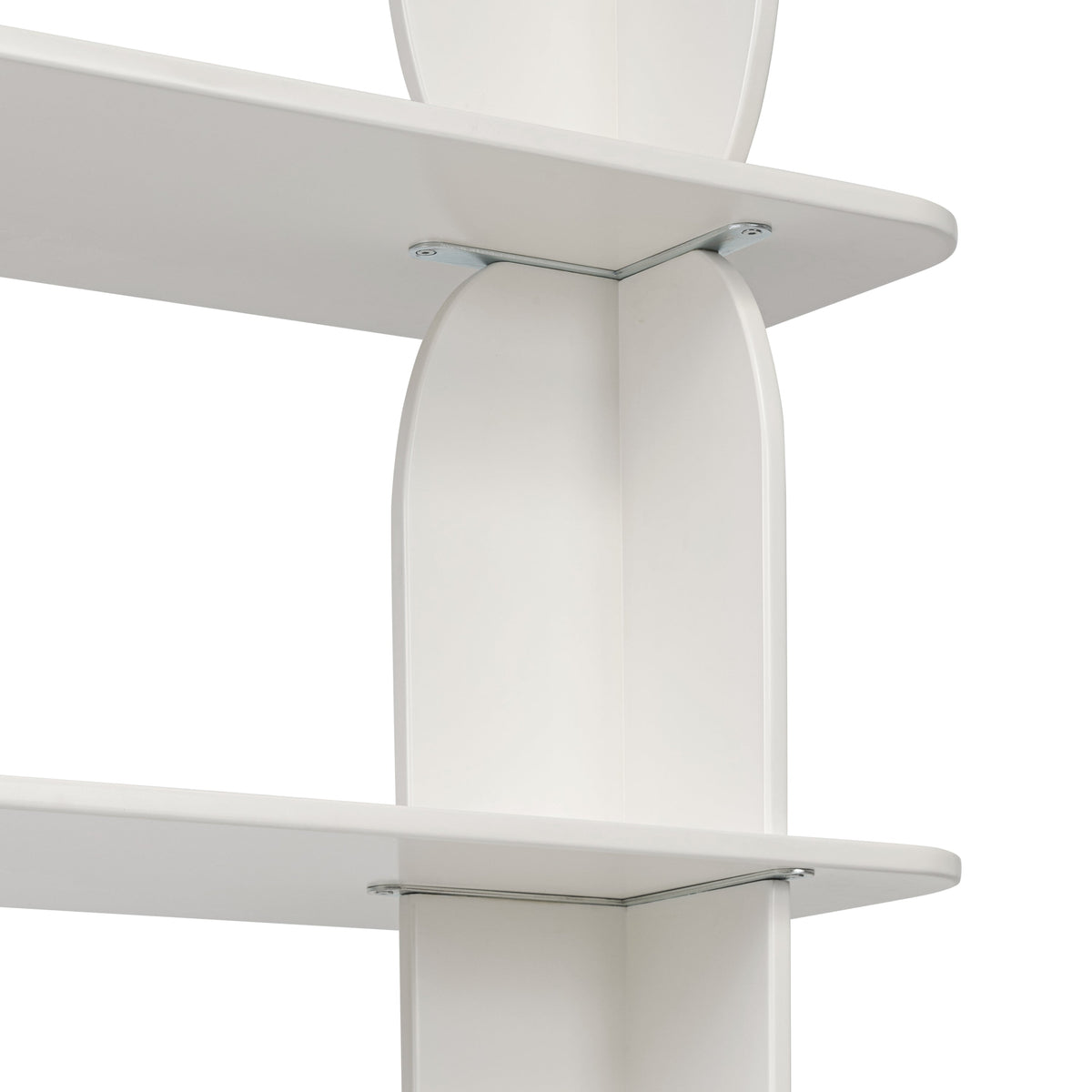 Padua 62" Bookshelf, Ivory White