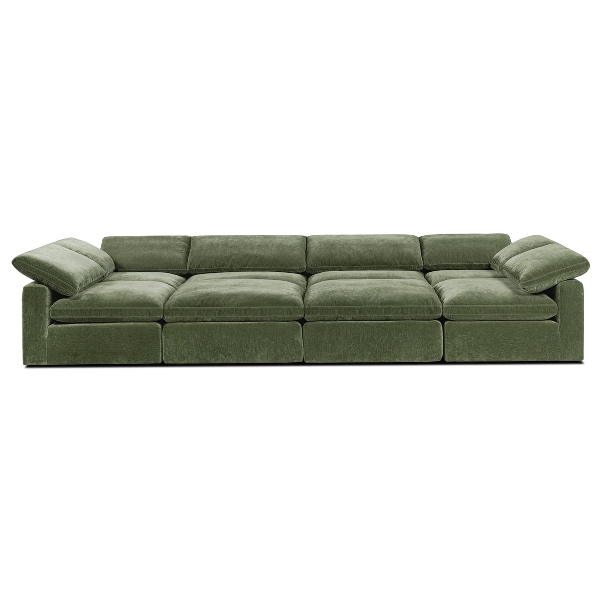8-Seat Aspen Modular Master Pit-Sectional, Sagano Green