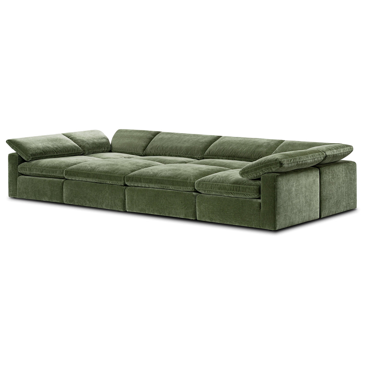 8-Seat Aspen Modular Master Pit-Sectional, Sagano Green