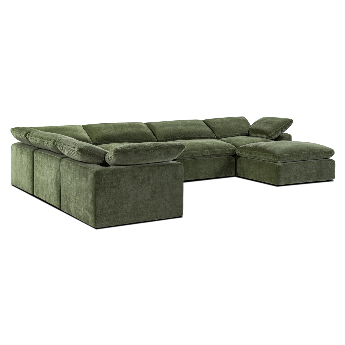 7-Seat Aspen Modular Sectional, Sagano Green
