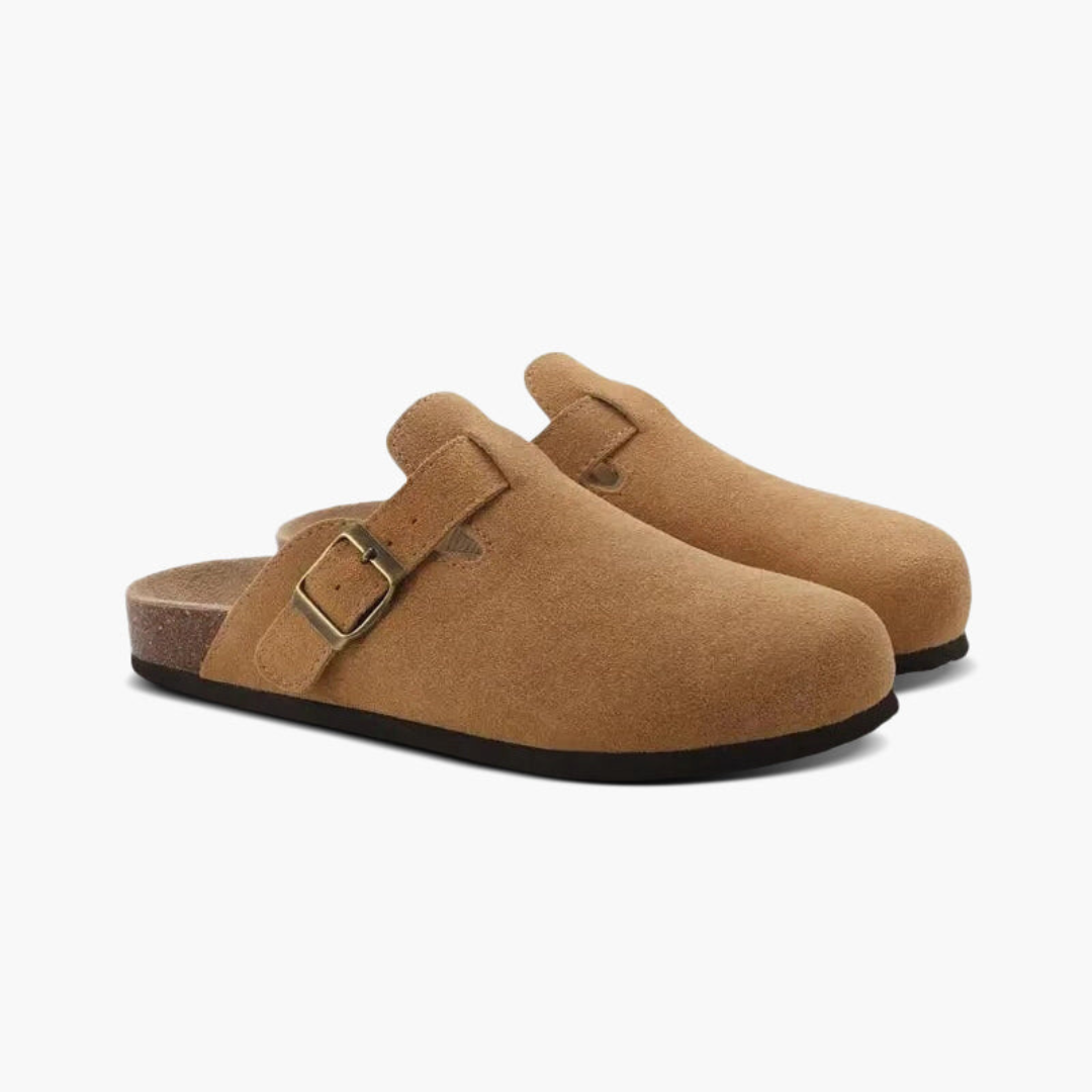 Leonardo | Men’s Suede Luxury Clogs | Slip-On