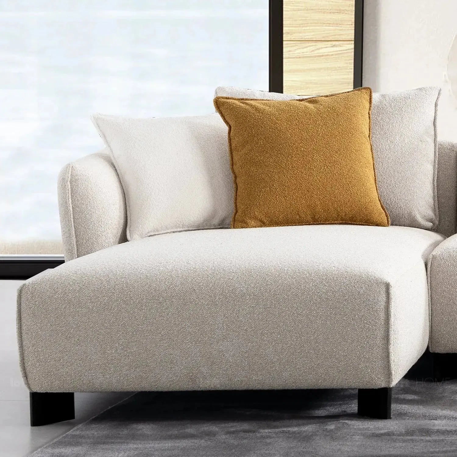 Modern Fabric L Shape Sectional Sofa NEST 4+L