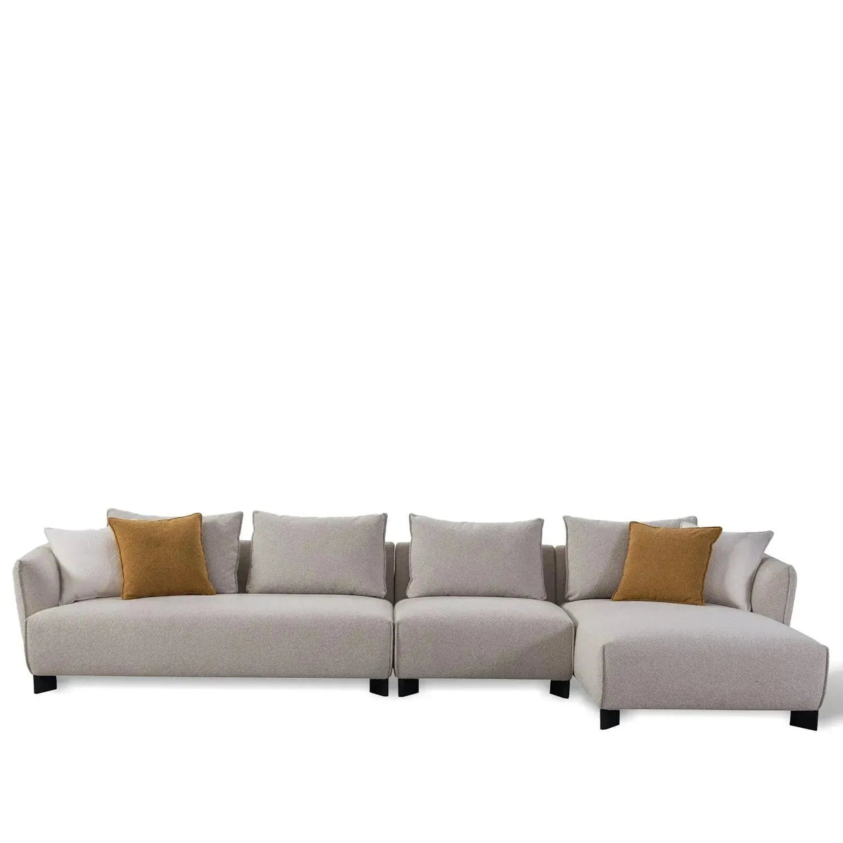 Modern Fabric L Shape Sectional Sofa NEST 4+L