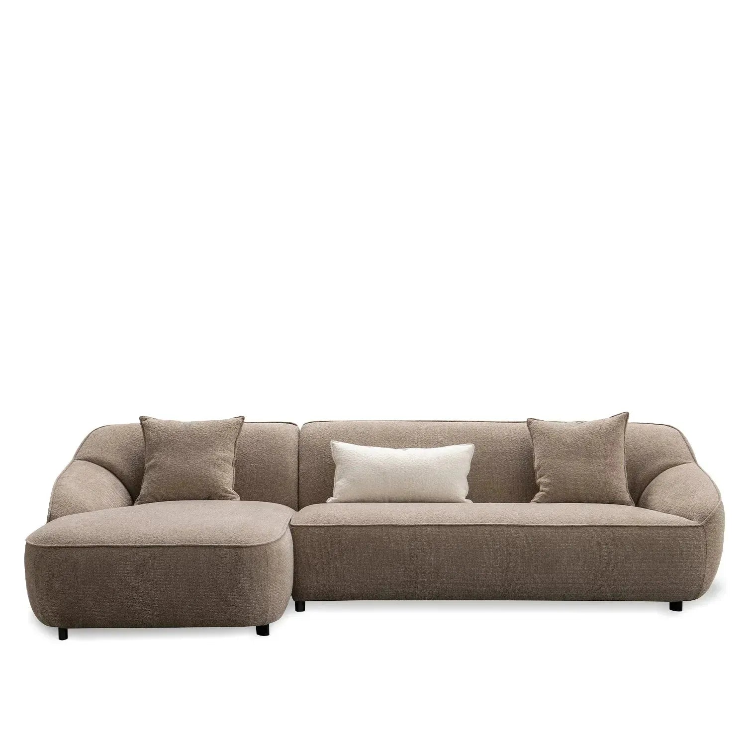 Modern Mixed Weave Fabric L Shape Sectional Sofa SPHIA 3.5+L