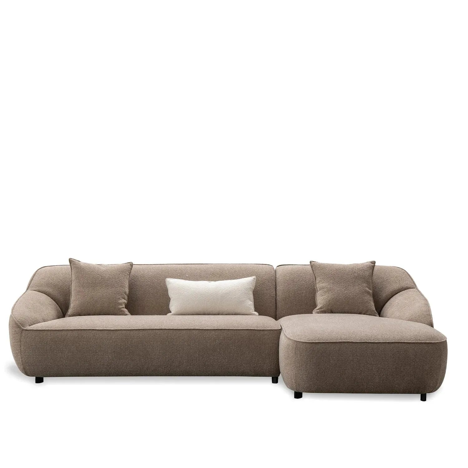 Modern Mixed Weave Fabric L Shape Sectional Sofa SPHIA 3.5+L