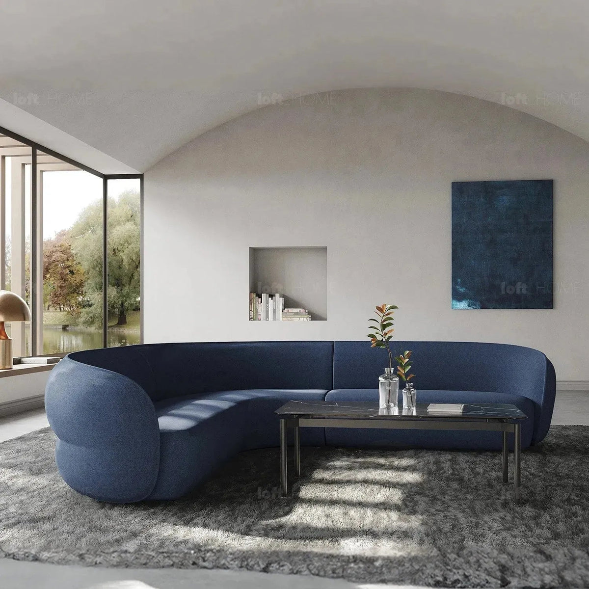 Minimalist Fabric 1 Seater Sofa POD