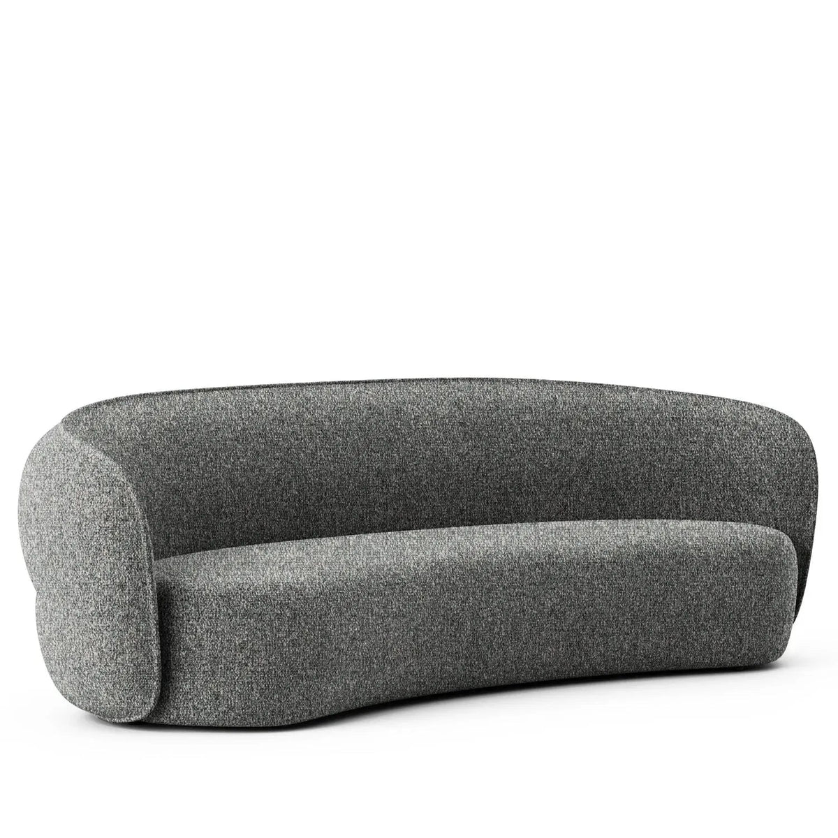 Minimalist Fabric Curved 4 Seater Sofa POD