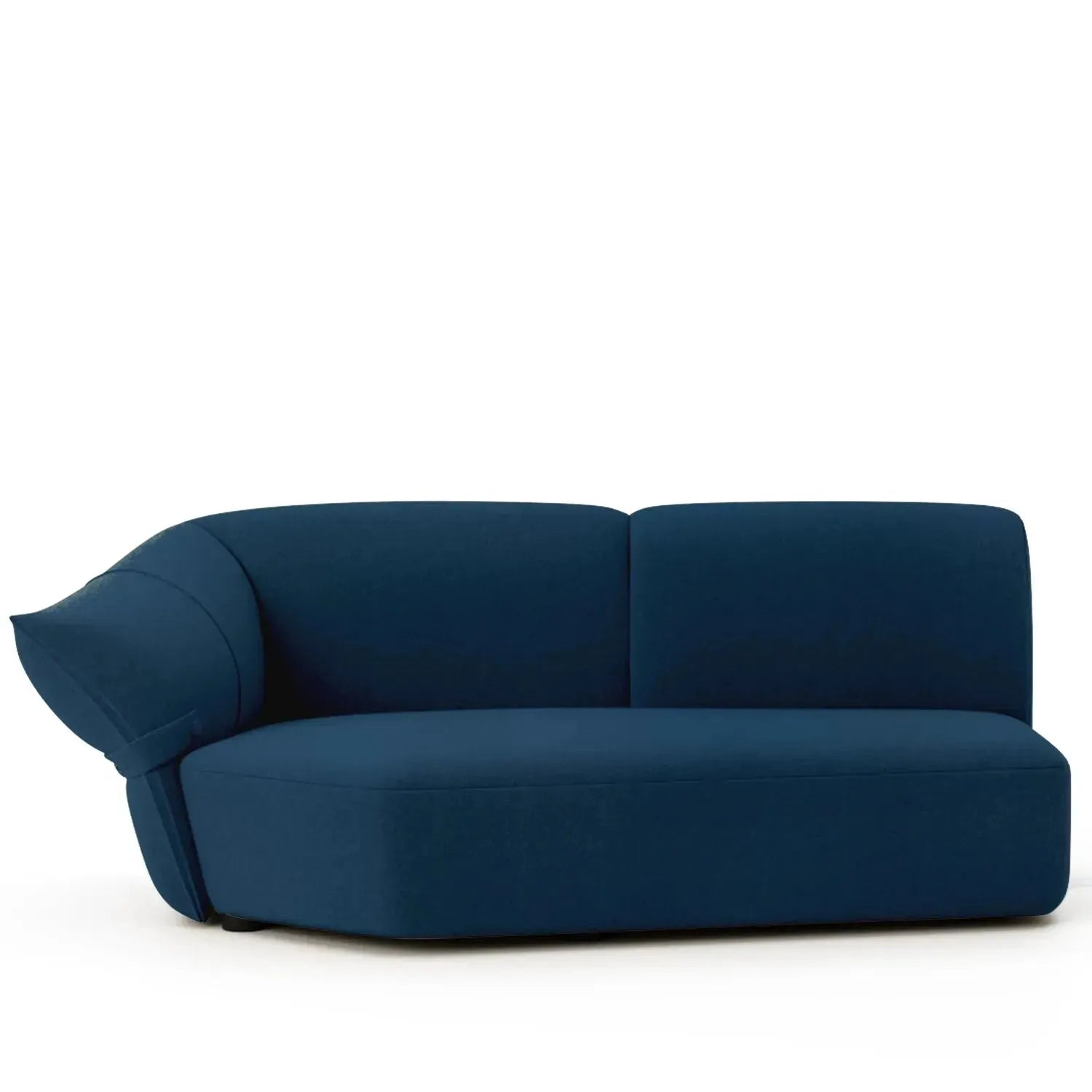 Modern Mixed Weave Fabric Modular Chaise Sofa PETALS