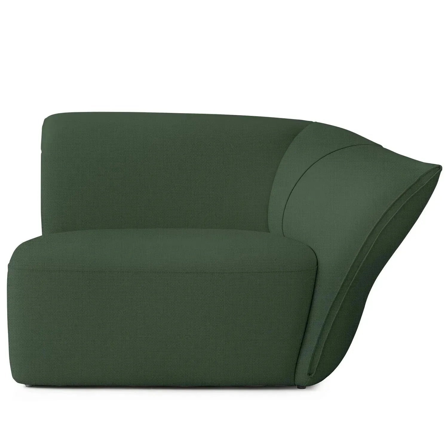 Modern Mixed Weave Fabric Modular Corner 1 Seater Sofa PETALS