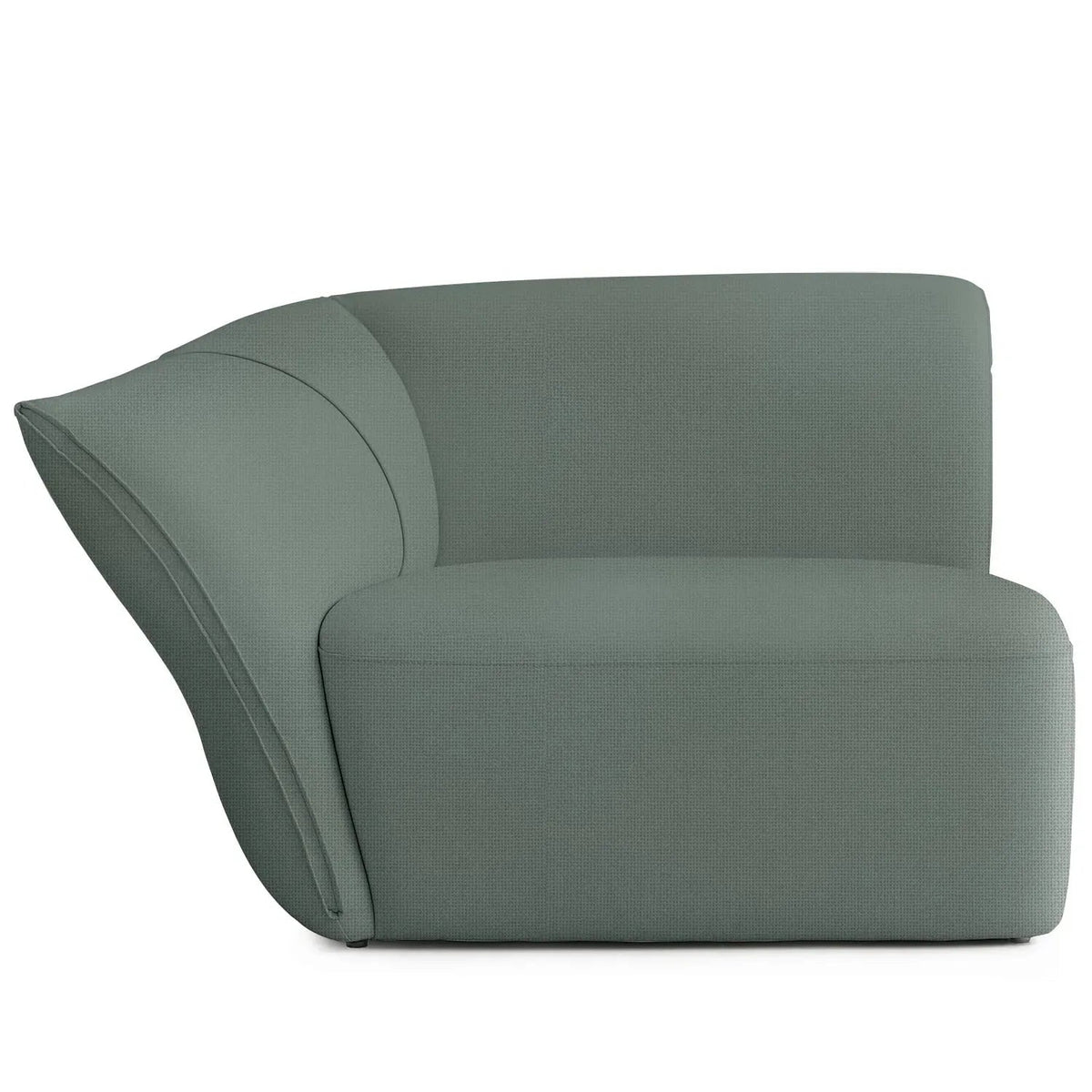Modern Mixed Weave Fabric Modular Corner 1 Seater Sofa PETALS