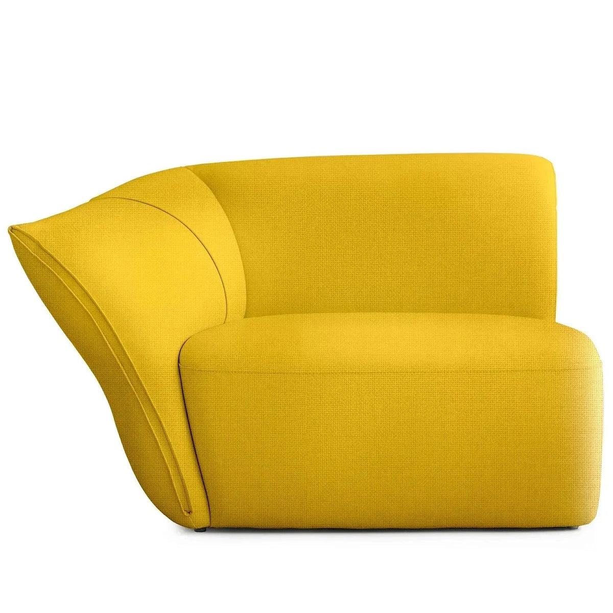 Modern Mixed Weave Fabric Modular Corner 1 Seater Sofa PETALS