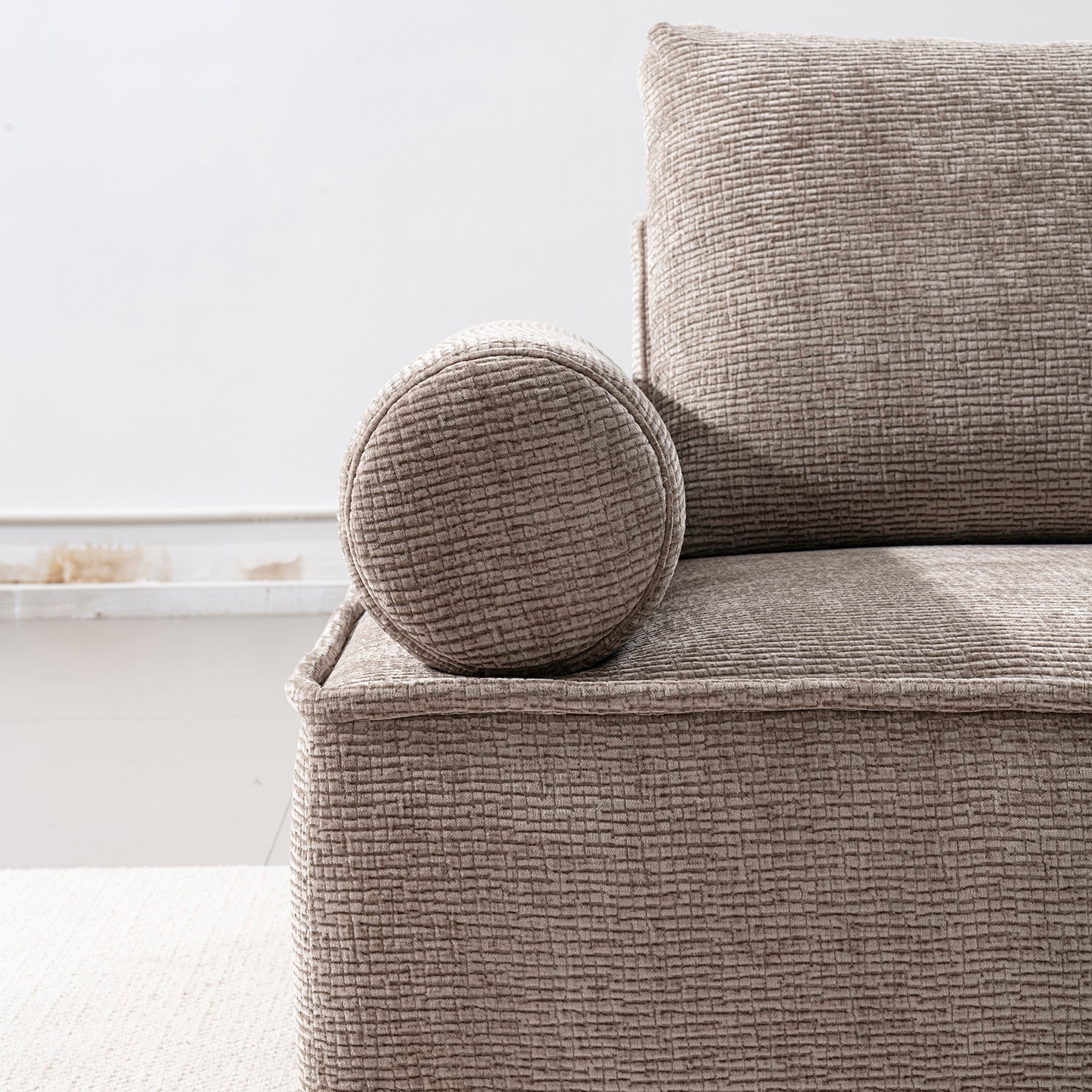Modern Corduroy Velvet Fabric Modular Corner 1 Seater Sofa CORDY