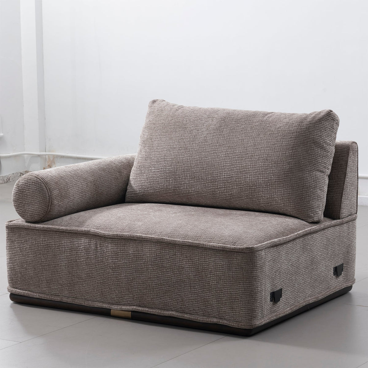 Modern Corduroy Velvet Fabric Modular Corner 1 Seater Sofa CORDY