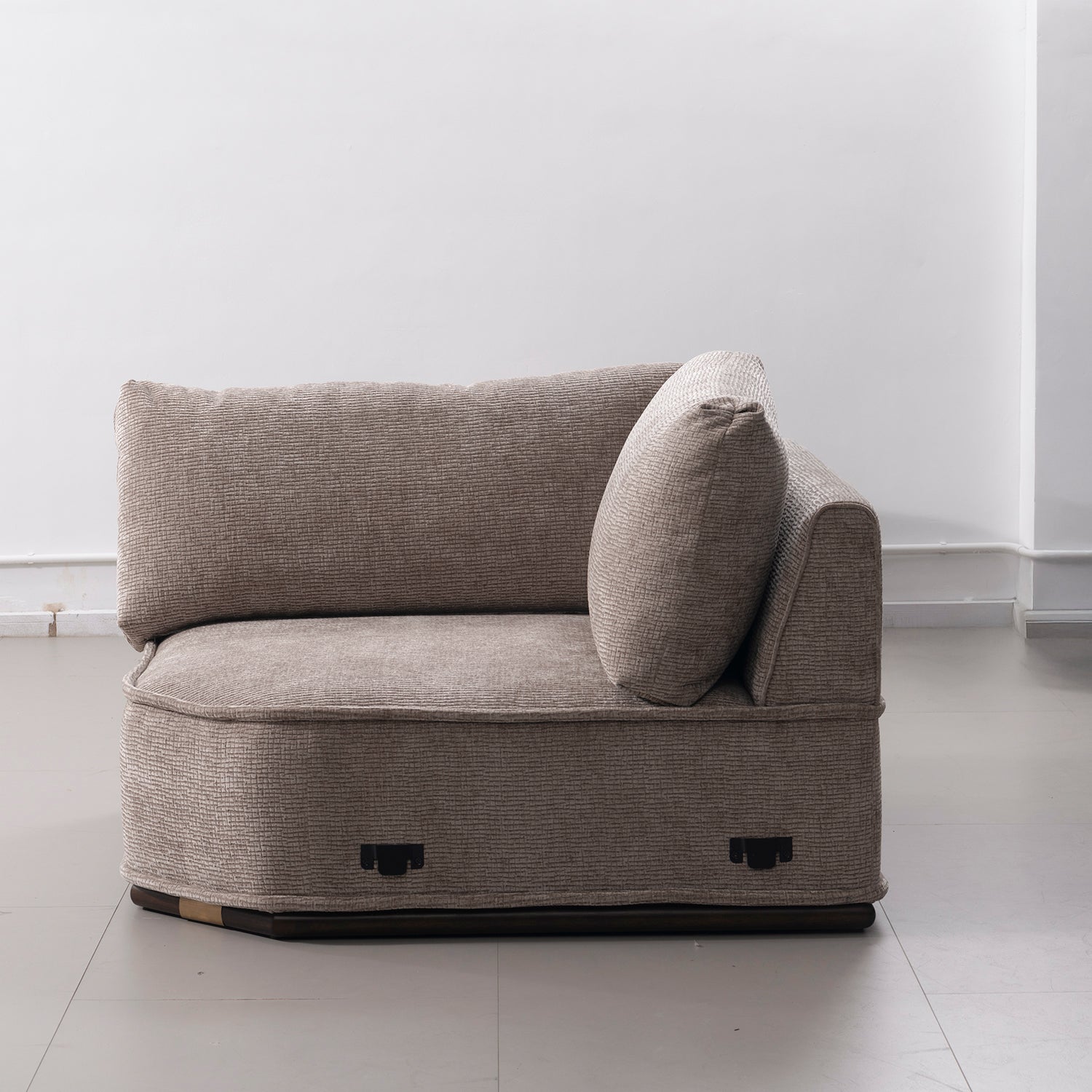 Modern Corduroy Velvet Fabric Modular Joint Connection 1 Seater Sofa CORDY