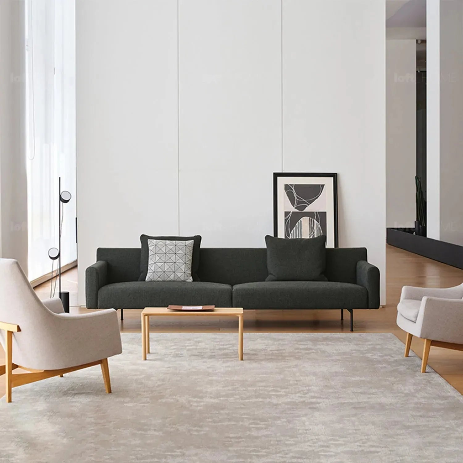 Minimalist Fabric 3.5 Seater Sofa ANN