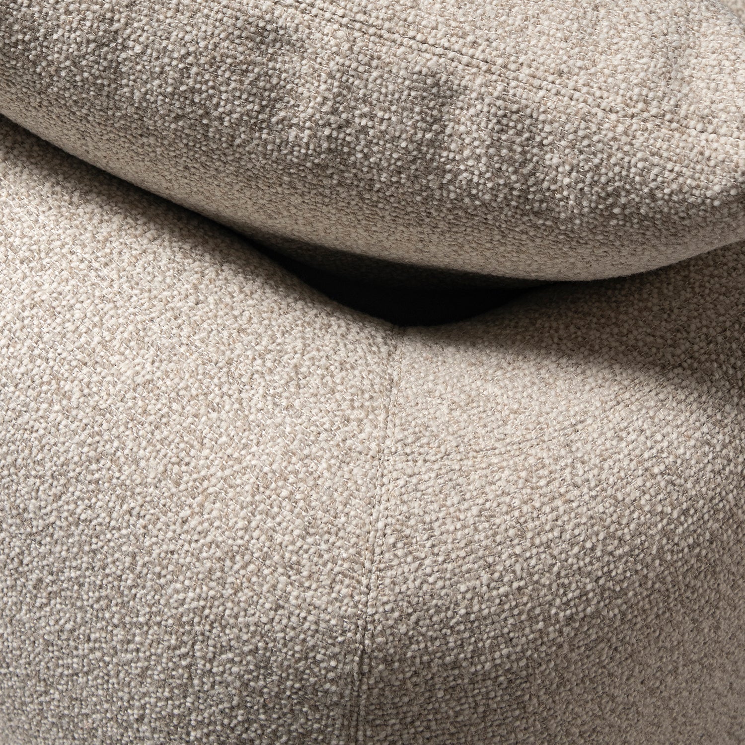 Cream Boucle Fabric Modular L Shape Sectional Sofa SERENE 3+L