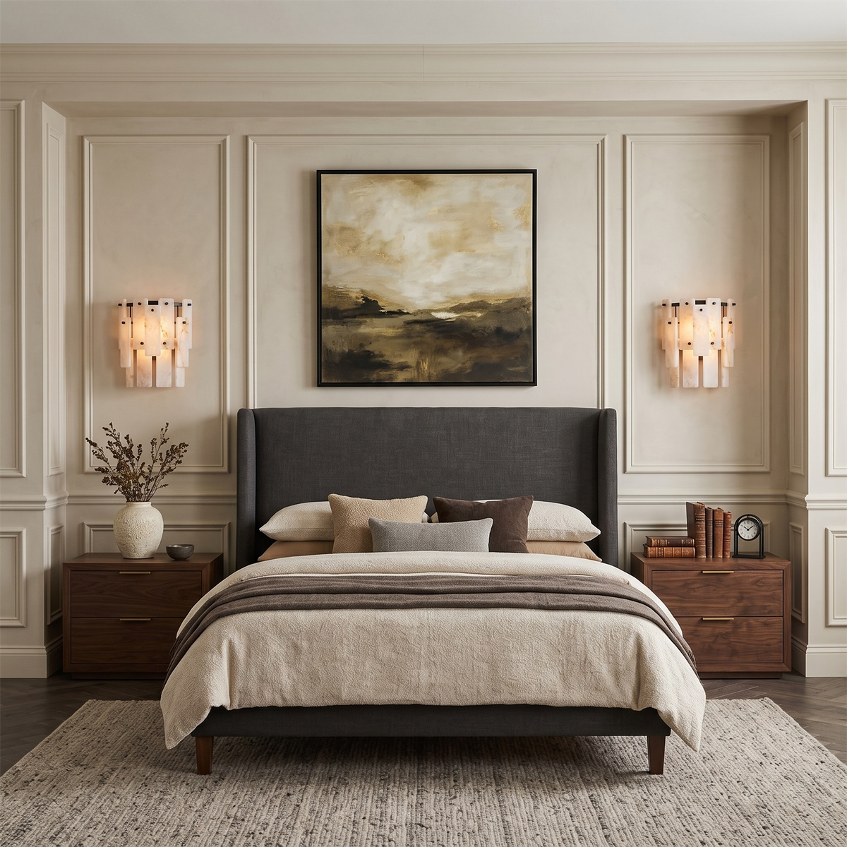 Marloweith Alabaster Wall Sconce