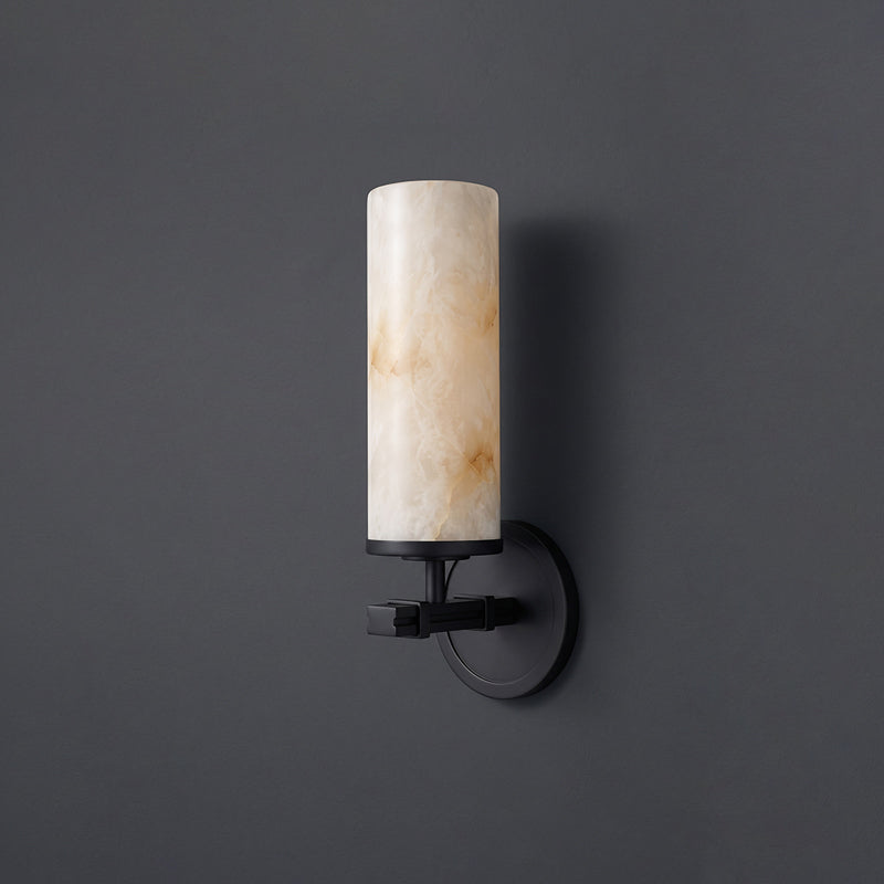 Ravelin Alabaster Wall Sconce