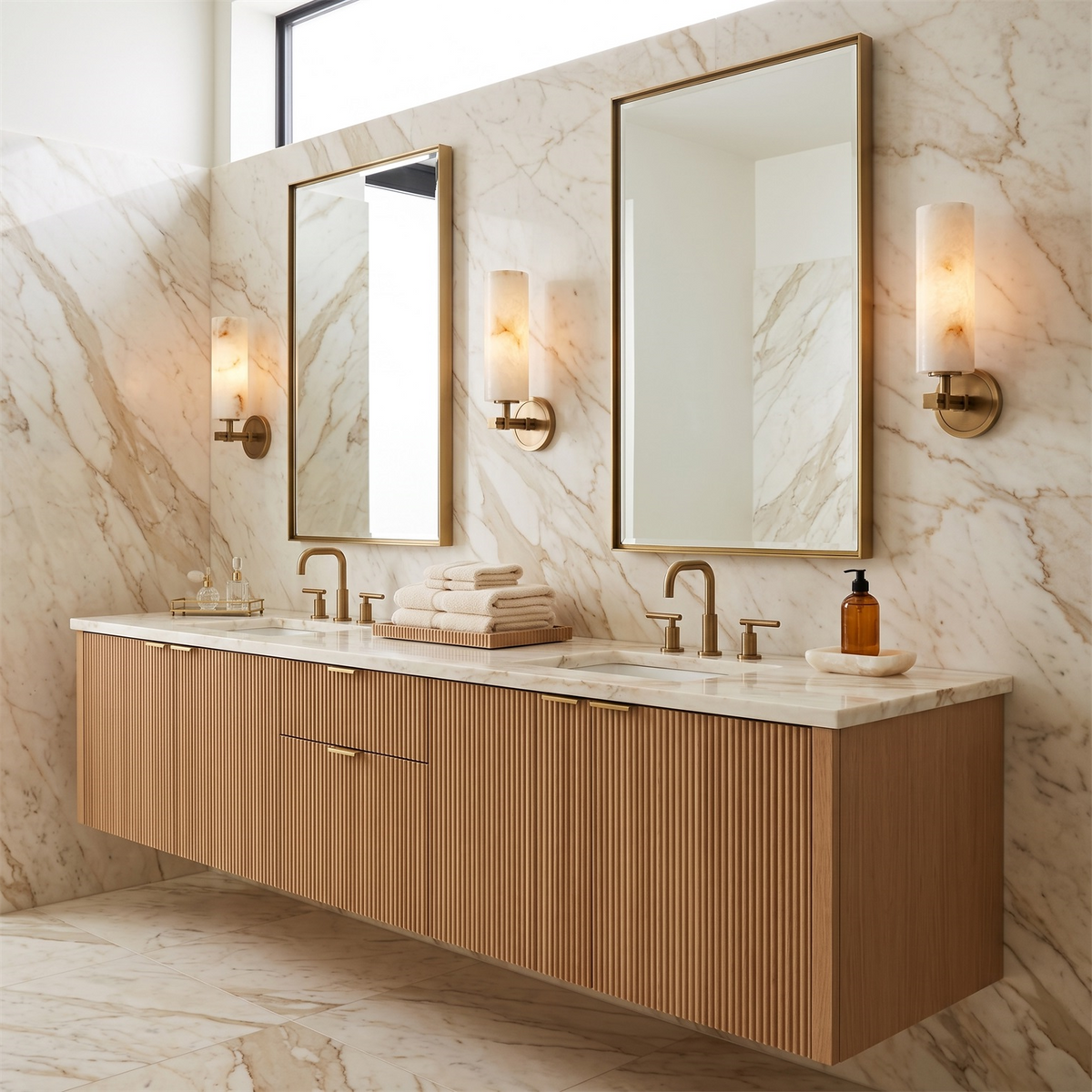 Ravelin Alabaster Wall Sconce