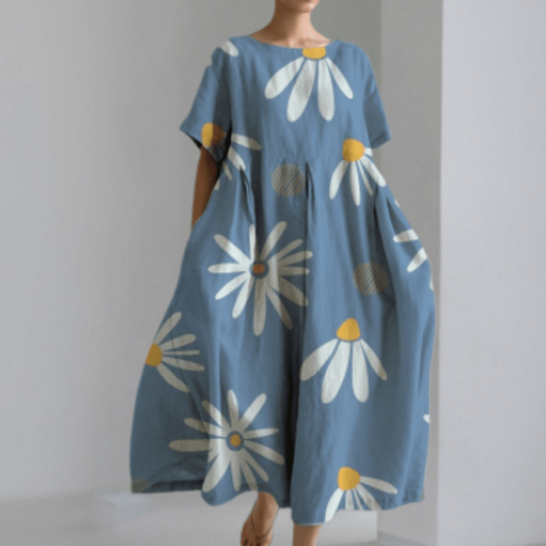 Nancy | Robe bohème printemps-été femme | Maxi