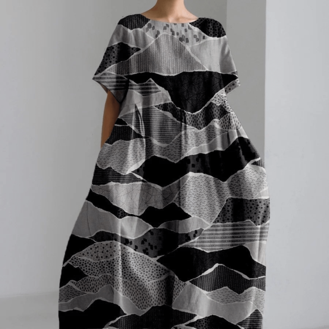 Nancy | Robe bohème printemps-été femme | Maxi