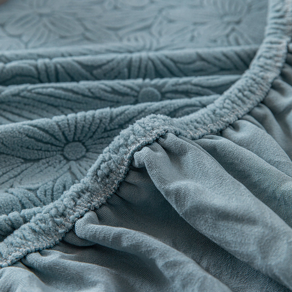 Floral Jacquard Stretch Sofa Couch Slipcover