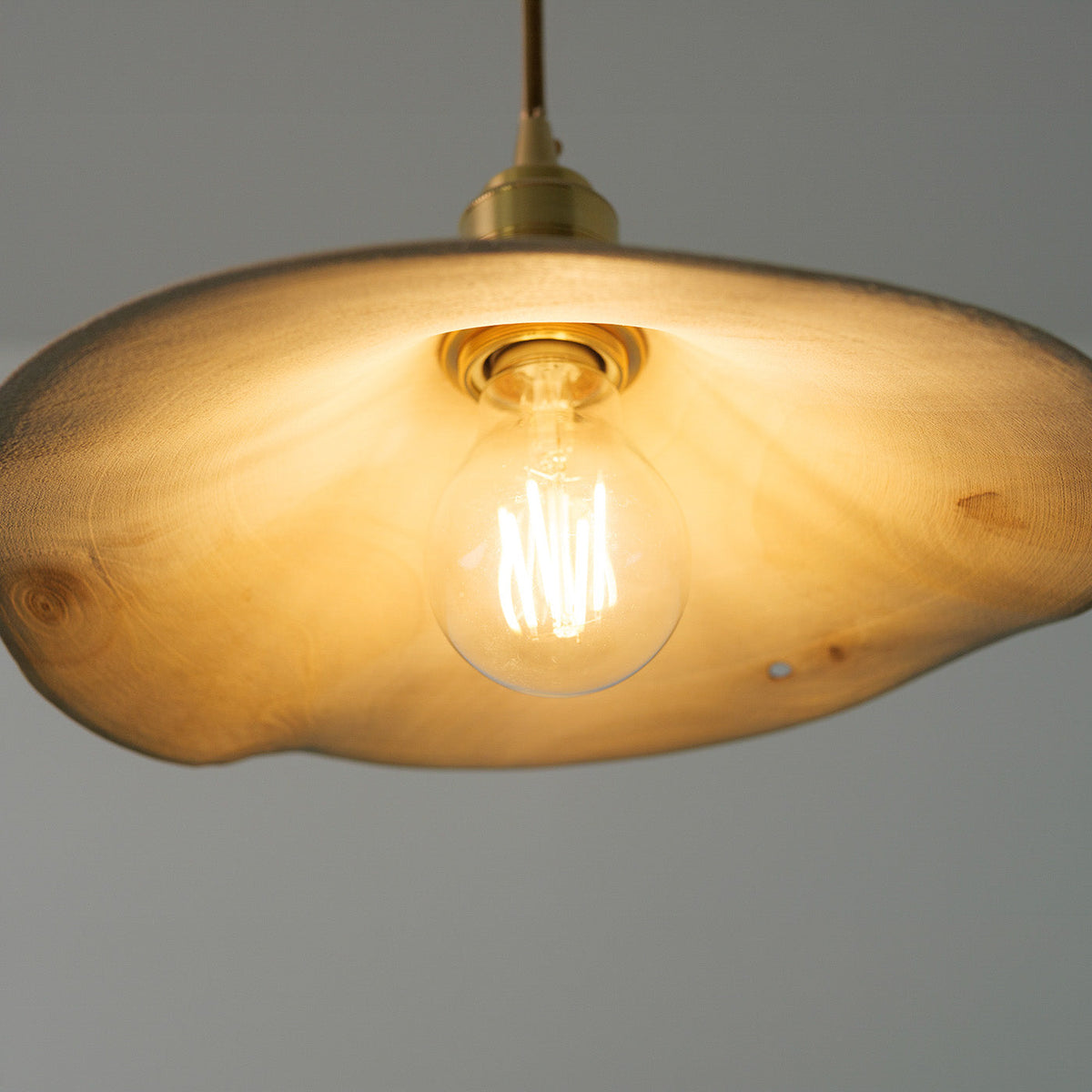 Yakusugi Wabi-sabi Wood Pendant Light