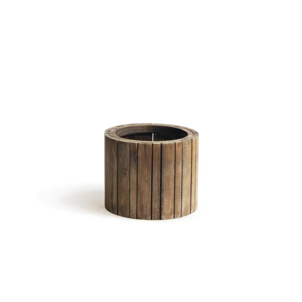 Vertical Slat Wood Box